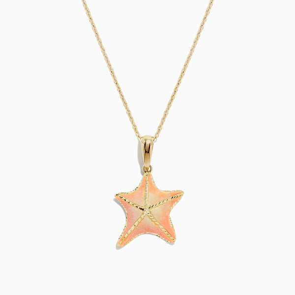 Effy Watercolors 14K Gold Sapphire & Diamond Starfish Pendant, 0.53 TC –  effyjewelry.com